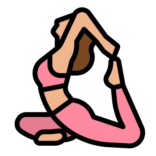 Woman doing a yoga stretch